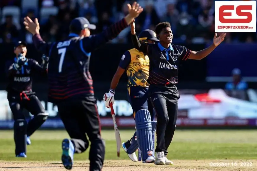Namibia beats Sri Lanka in opening match of T20 World Cup 2022
