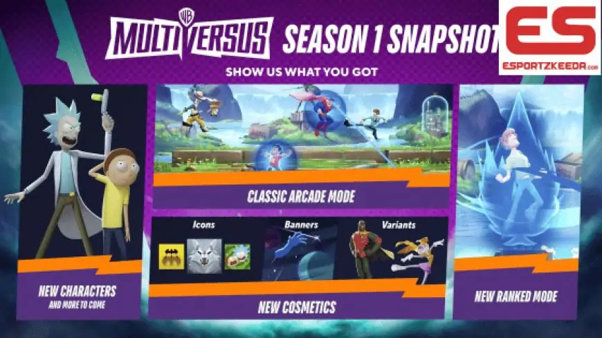 MultiVersus Season 1 + Rick & Morty Launch Dates Introduced