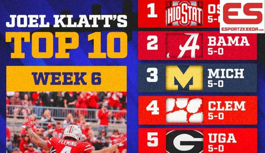 Ohio State takes high spot, Georgia falls in Joel Klatt's high 10 rankings