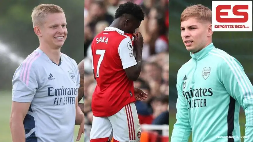 Bukayo Saka, Zinchenko, Emile Smith Rowe; The Newest Updates On Injured Arsenal Stars And Their Potential Return Dates