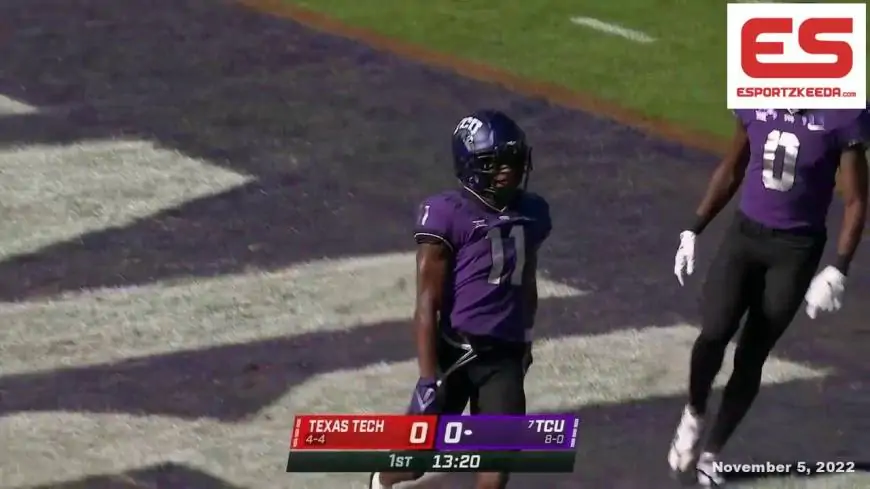Derius Davis takes the punt return 82 yards for a landing and offers TCU a 7-0 lead