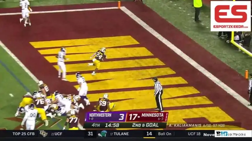 Minnesota&#039;s Mohamed Ibrahim will get a hat-trick after striding into the endzone