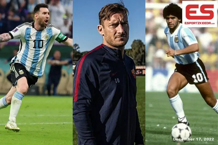 Italy Legend Francesco Totti Picks Between Lionel Messi And Diego Maradona Forward Of Argentina's FIFA World Cup Last Showdown With France