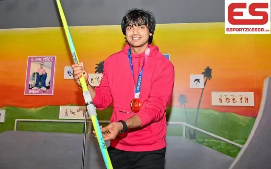Neeraj Chopra presents gold medal-winning javelin to Olympic Museum