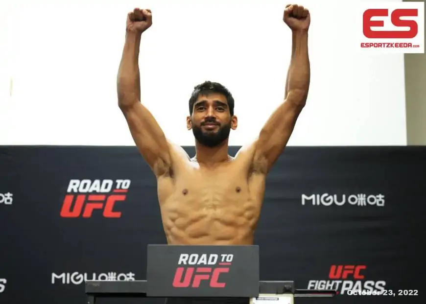 Indian MMA fighter Anshul Jubli goals to seal first win at Highway to UFC