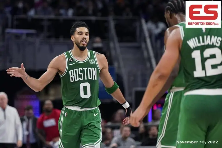 NBA 2022-23: Jayson Tatum powers streaking Celtics previous Pistons