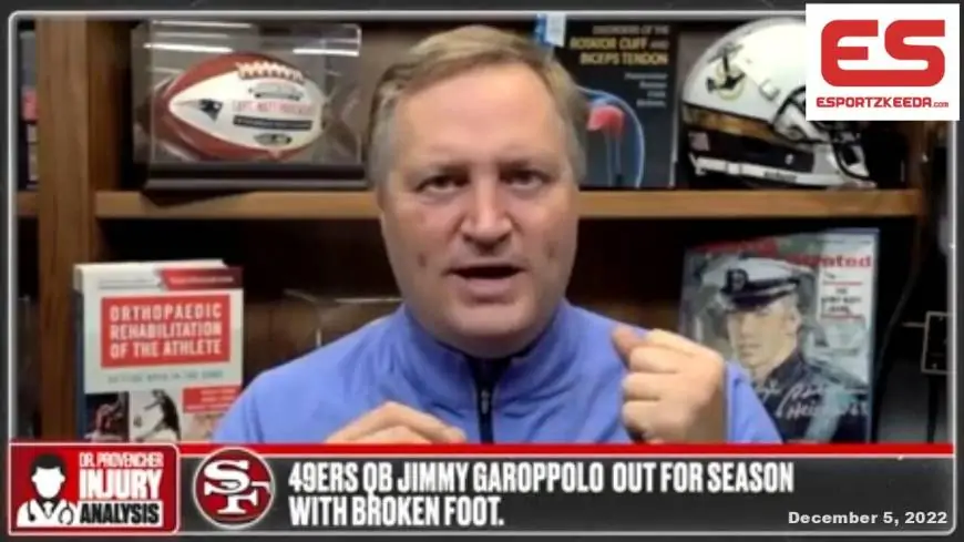 San Francisco 49ers QB Jimmy Garoppolo suffers season ending foot harm — Dr. Matt Provencher provides his prognosis