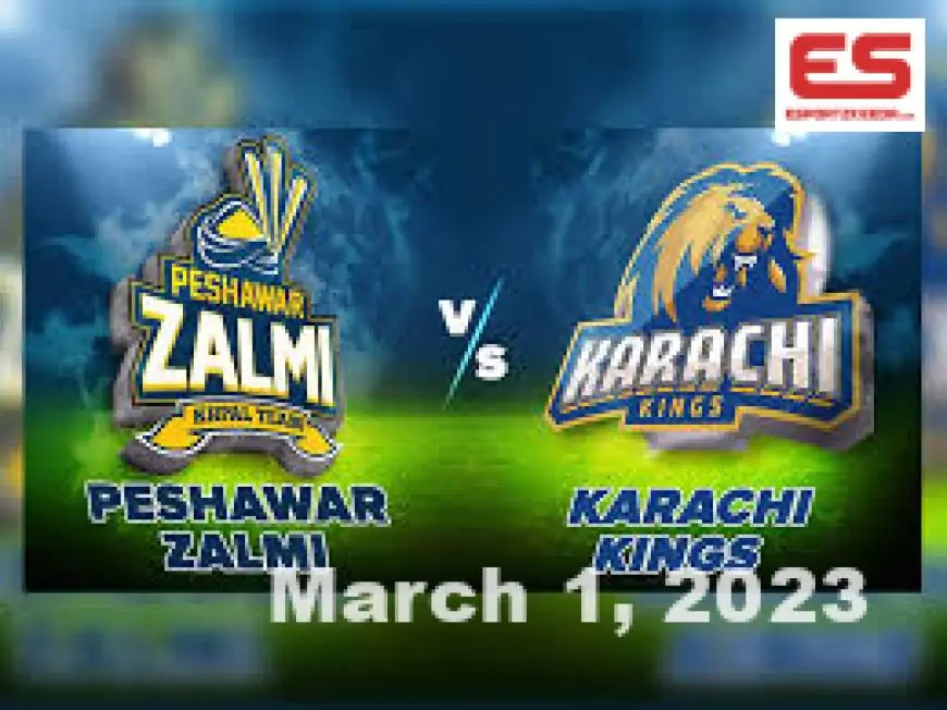 Peshawar Zalmi vs Karachi Kings Live Score Match: A Clash of Titans