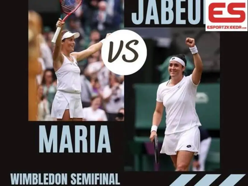 Wimbledon 2022, women's semifinals live updates: Maria wins second set 6-3 against Jabeur