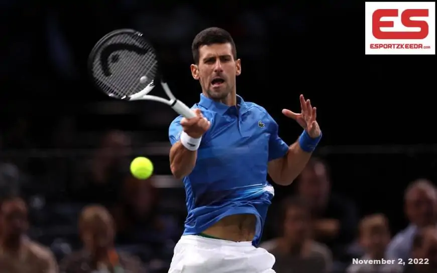 Novak Djokovic beats Maxime Cressy in straight units at Paris Masters