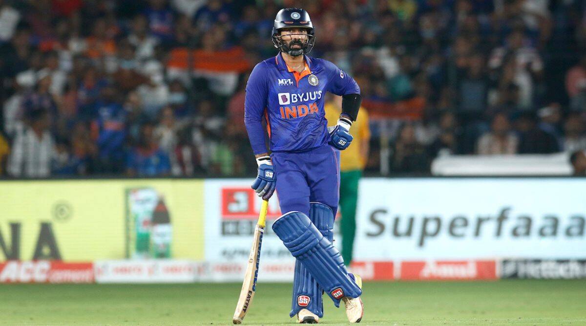 Dinesh Karthik during the 2nd T20I between India and South Africa held at the Barabati Stadium, Cuttack. (Sportzpics)