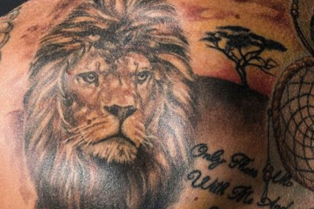 Sergio Ramos Tattoo Lion