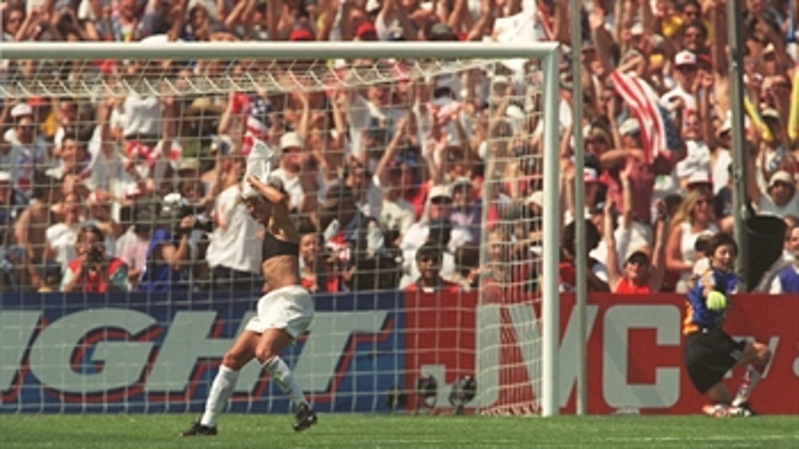 Brandi Chastain's legendary World Cup moment