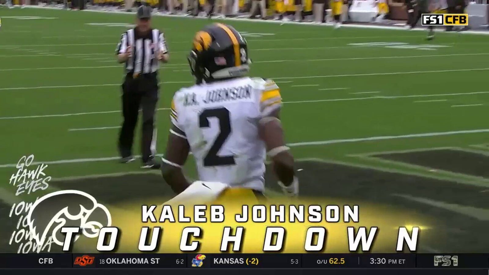 Kaleb Johnson goes 75 yards to the house!