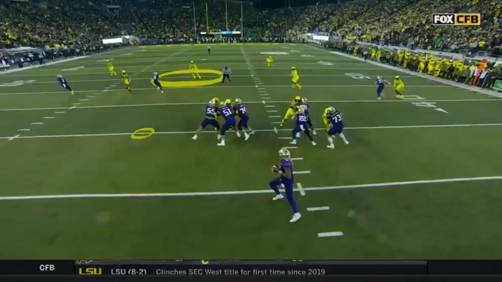 Watch: Michael Penix Jr. throws 62-yard laser vs. Oregon